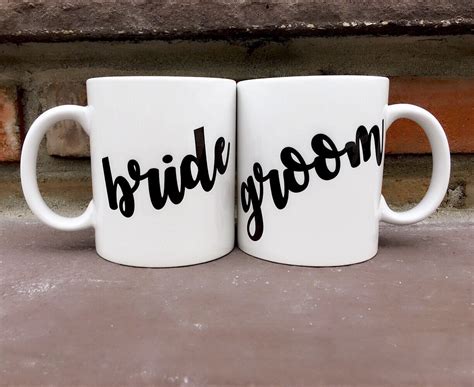 Bride Mug Groom Mug Mr And Mrs Mugs Personalized Mugs Etsy