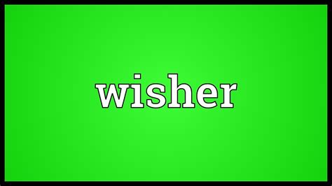 Wisher Meaning Youtube