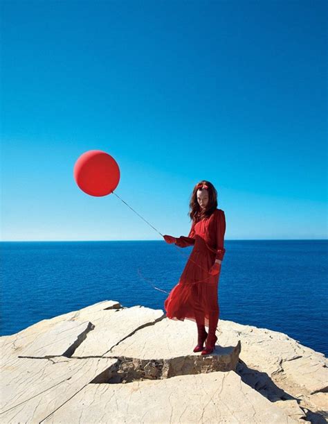 Agnes Akerlund Poses In All Red Fashions For Vogue Japan Fashion Gone