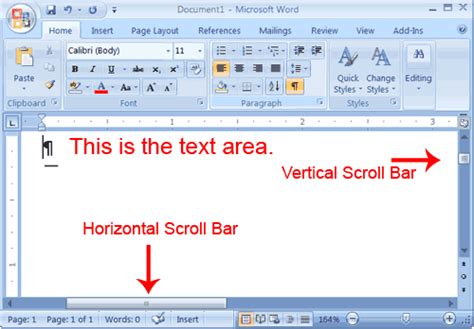 Pengertian Status Bar Microsoft Word 2007 Databasedax