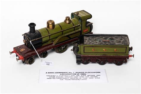 Bing 1 Gauge Clockwork Locomotive With Tender 1880 Railway Trains