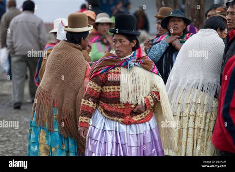 Bolivia People La Paz Bolivia 18th Mar 2019 Indigenous People From