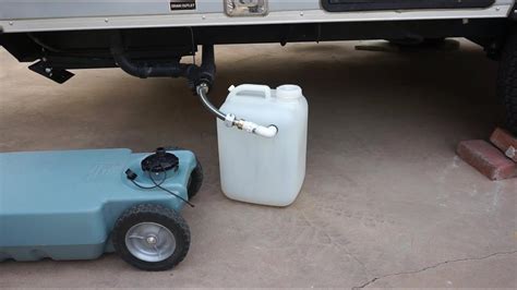Diy Portable Gray Water Tank For Campers Youtube