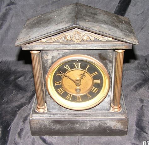 Antique Mantle Clock Marble Collectors Weekly