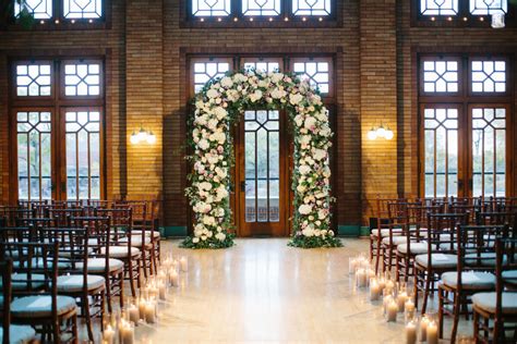 Floral Filled Fall Wedding At Cafe Brauer Lola Event Productions