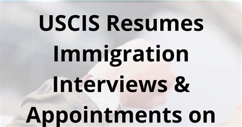 You have an urgent need to prove you're a lawful permanent resident — for example, if you're applying for a new job — while you wait for your new green card. Sweet Beginning USA: USCIS Resumes Immigration Interviews & Appointments on June 4