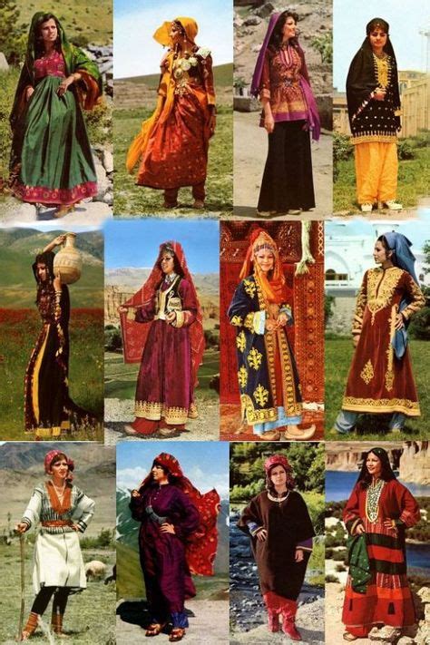 Afganistan ın Farklı Bölgelerine Ait Yöresel Kıyafetler Afganistan