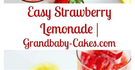 Easy Strawberry Lemonade Perfectly Tart Sweet Delish And Refreshing