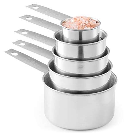 Stainless Steel Measuring Cups And Measuring Spoons 10 Piece Set 5