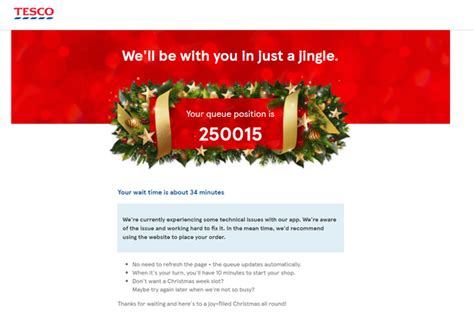 Tesco Christmas Delivery Slots Go Live And Website Crashes Heres How