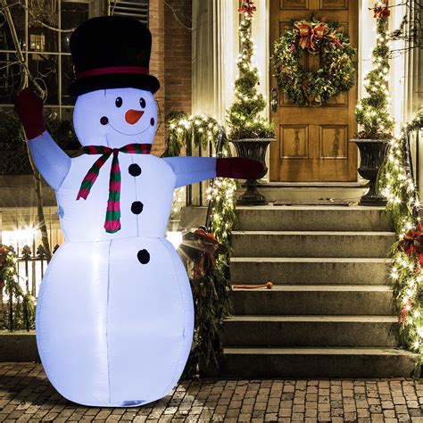 8 Inflatable Christmas Snowman Airblown Holiday Yard Outdoor Lighted