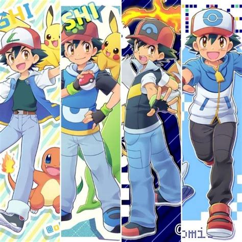 This Is An Ash Ketchum Fan Art From The Pokémon Anime Credits Are Given To The Owner Pokemon