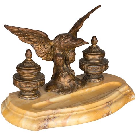 Marble empire is an app created by garage bits. 19th Century French Marble Inkwell with Bronze Eagle in ...