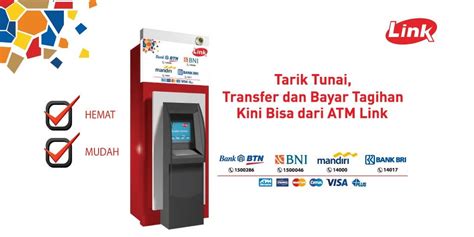Kami semakin mendekatkan diri kepada anda. Dengan ATM Link, Kini Bertransaksi Lebih Mudah dan Lebih Dekat