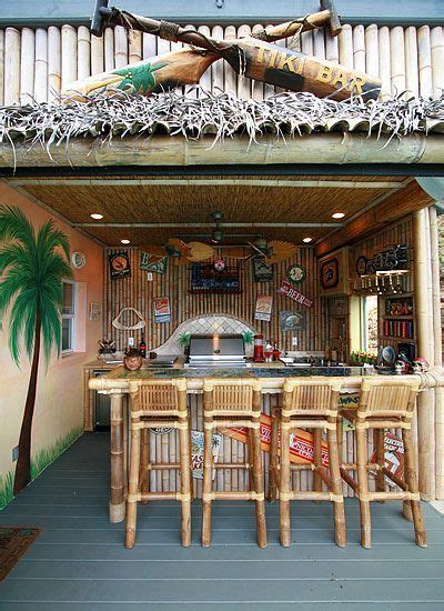 The home garden corner bar has an open front and side with access from the side. Tiki Bar | Kevin's pins | Pinterest | Outdoor tiki bar ...