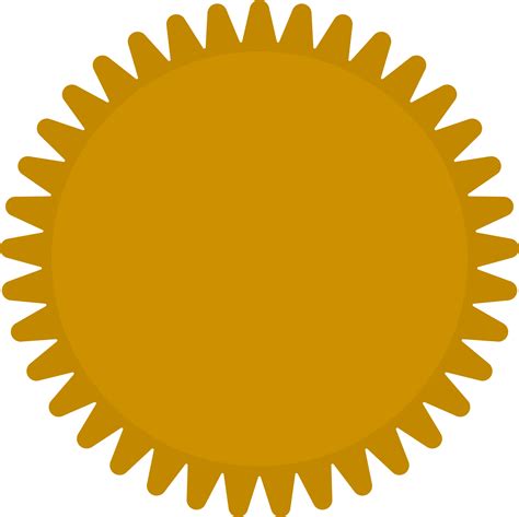 41 Gold Seal Vector Png