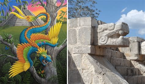 Kukulkán La Deidad Maya Que Representa La Serpiente De Guerra