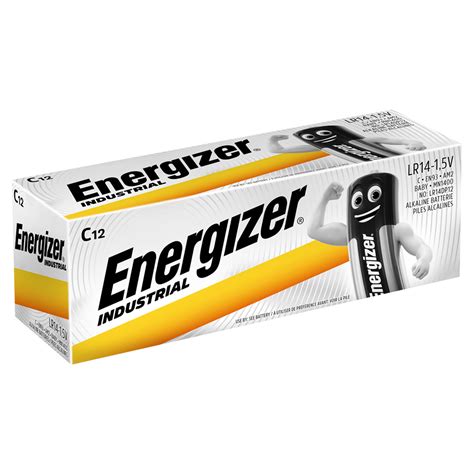 Energizer Industrial C Batteries Lr14 Batteries Box Of 12