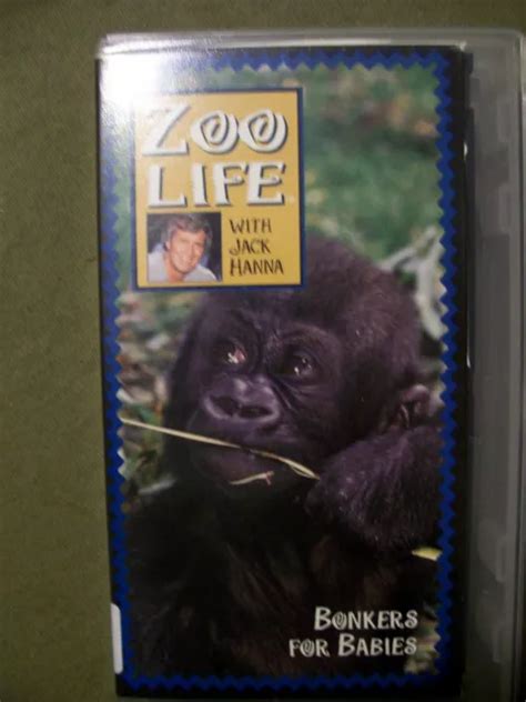 Zoo Life With Jack Hanna Flippin Out And Bonkers For Babies Vhs Lot Of