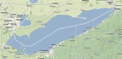 Lake Erie Shipwreck Chart