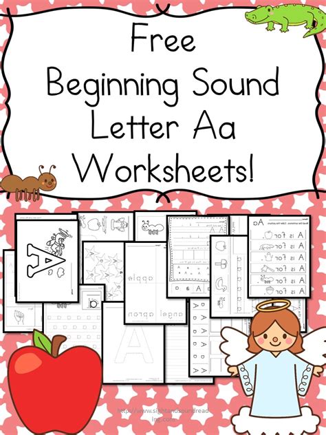 Beginning Sounds Letter A Worksheets Free And Fun