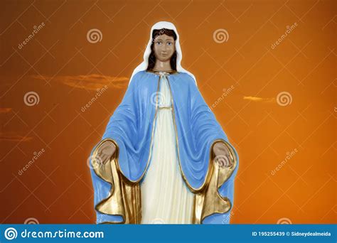 Statue of the Image of Our Lady of Graces Stock Image - Image of brazil