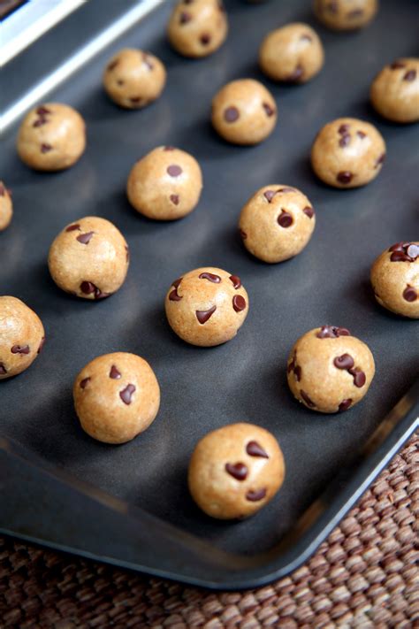 Chocolate Chip Cookie Dough Balls Popsugar Fitness