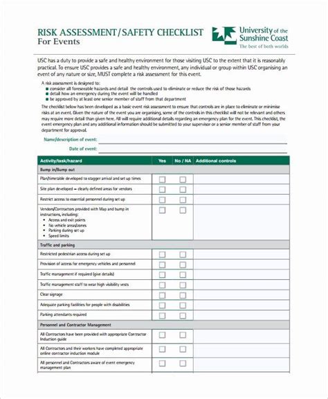 Senior credit risk analyst with expertize in data mining techniques such as logistic create risk assessment templates using pivot tables, graphs, charts, and other various methods to. Physical Security Checklist Template Awesome Security ...