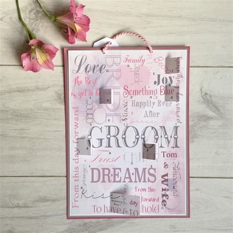 A wedding advent calendar to countdown to the days to the brides wedding day with a truly unique wedding gift to a bride…a personalised handmade gift of a wedding countdown advent calendar this could be given by a maid of honour, mother in law, bridesmaid, mother of the bride, groom. Wedding Advent Calendar,Wedding Countdown,Personalized ...