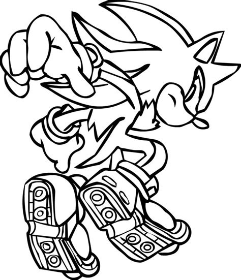 Dibujos Para Pintar De Sonic Boom - Para Colorear