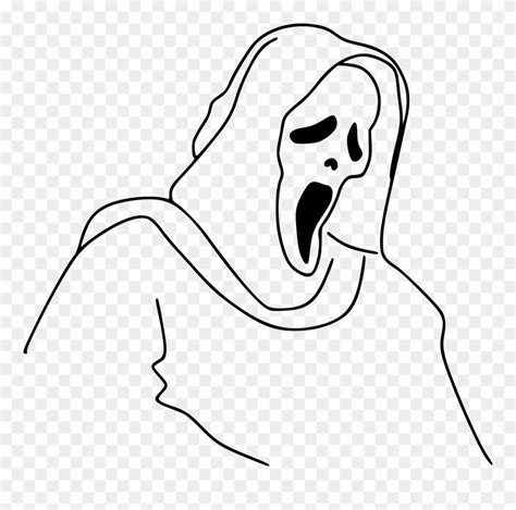 Download Halloween Ghost Png Ghostface Lineart Clipart 867302