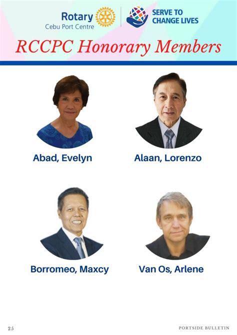 Club Members • Rotary Club Of Cebu Port Centre