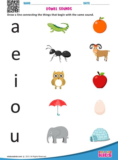 New readers need as much phonemic awareness practice as they can get to build those important skills. Vowel Sounds | Vowel worksheets, Preschool phonics ...