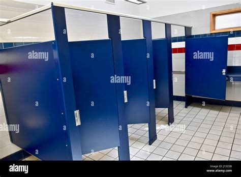 Public Restroom At Travel Rest Area Stock Photo Alamy
