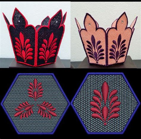Machine Embroidery Designs Unique Fsl Bowls Set