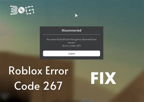 Contact a wiki staff member for modifications to this list. Roblox Error Code 267 FIX 9 Easy Methods of 2020 - BOG