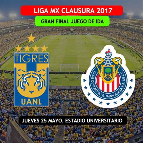 Final Liga MX: Tigres vs Chivas Juego de Ida | ¿Dónde Hay ...