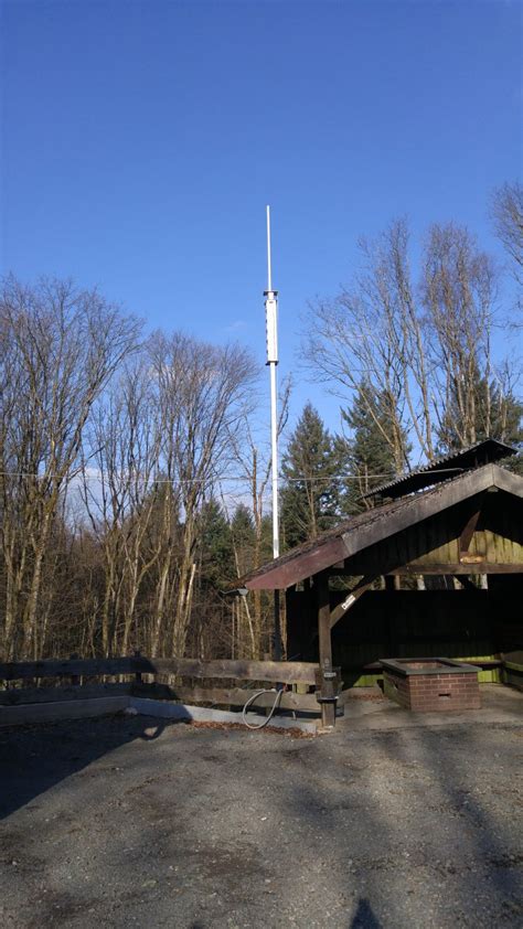 Der Mast Für Db0slb Ist Aufgestellt Amateurfunk Westpfalz Darc K39