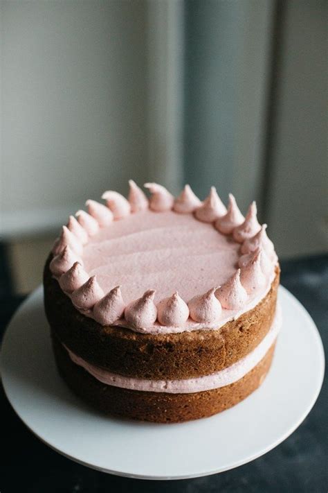 Hazelnut Layer Cake With Plum Frosting Just Desserts Delicious