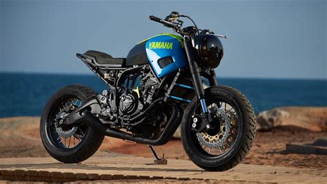 Yamaha Yard Built Xsr700 Otokomae By Ad Hoc Is A Minimalist Cafe Racer