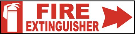 Foam agents also separate the oxygen element from the other elements. Fire Extinguisher (Right Arrow) Label B1876 - by ...