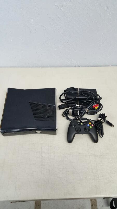 Microsoft Xbox 360 S Black Console 320gb Model 1439 Very Good Buya