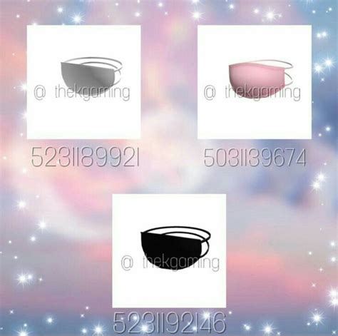 Face Masks 2 Not Mine In 2020 Custom Decals Decal Design Roblox
