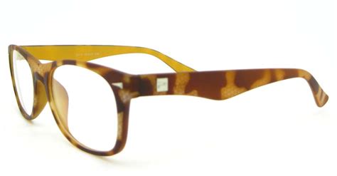 brown plastic oval glasses frame wlh 2211 k125