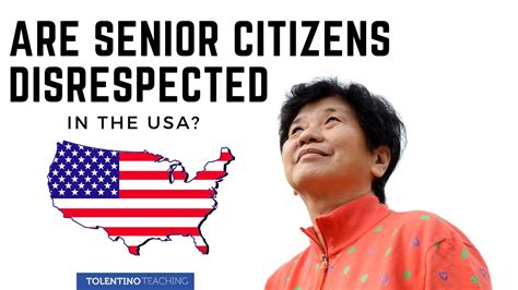 Writing Prompt Are Senior Citizens Respected And Valued In The Usa