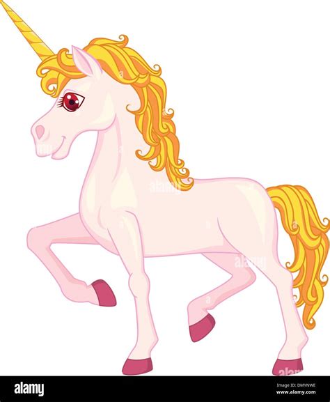 Pink Unicorn Horse Cartoon Stock Vector Image And Art Alamy