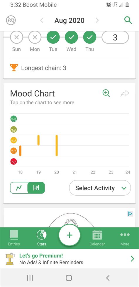 Mood tracker apps are for busy people or those who simply aren't into writing their emotions and the mood tracker app is divided into four sections: Daylio mood tracker app. Discovered this from this ...