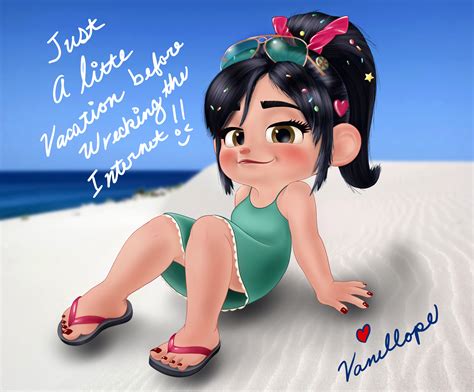 Vanellope Is Enjoying A Little Time Off After A Busy D23 Expo At Anaheim California  Disney