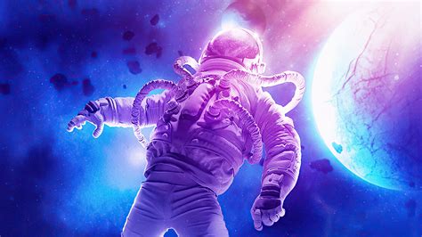 1920x1080 Astronaut In Another Universe 4k Laptop Full Hd 1080p Hd 4k