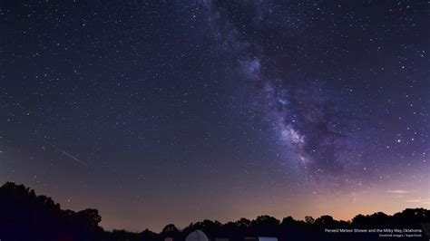 Perseid Meteor Shower And The Milky Way Oklahoma Space 2k Wallpaper